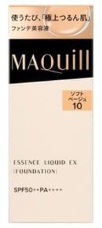 SHISEIDO Maquillage Essence Liquid EX Foundation SPF 50+ PA++++ Soft Beige 10 - 24ml