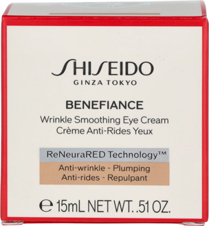 SHISEIDO Oogcrème Shiseido Benefiance Wrinkle Smoothing Eye Cream 15 ml