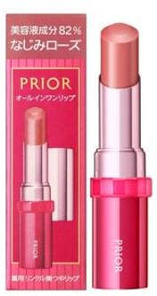 SHISEIDO Prior Medicated Wrinkle Glossy Lip SPF15 PA+ Familiar Rose