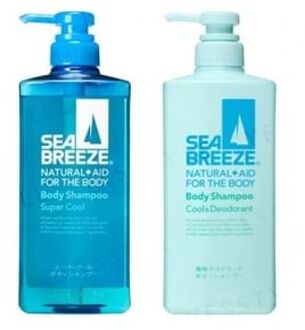 SHISEIDO Sea Breeze Natural+Aid Body Shampoo Cool's Deodorant - 600ml