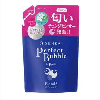 SHISEIDO Senka Perfect Bubble for Body Floral + 350ml Refill