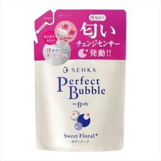 SHISEIDO Senka Perfect Bubble for Body Sweet Floral + 350ml Refill