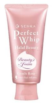 SHISEIDO Senka Perfect Whip Halal Beauty Gentle Rose + Fuji Sakura Beauty Face Foam 100g