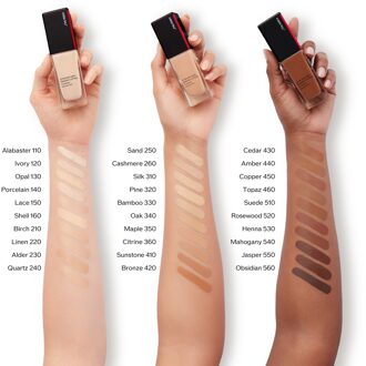 SHISEIDO Synchro Skin Radiant Lifting Foundation 30ml (Various Shades) - Citrine