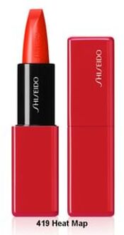 SHISEIDO TechnoSatin Gel Lipstick 419 Heat Map