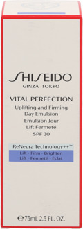 SHISEIDO Vital Perfection Uplifting and Firming Day Emulsion SPF 30 gezichtsserum 75 ml Vrouwen