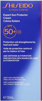 SHISEIDO Zonnebescherming Expert SPF50+ Gezichts- en Lichaamscrème voor Ultieme Bescherming - 50ml
