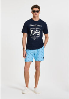 SHIWI 1525107456 6713 blue sky sketched coral  swim short - Veelkleurig - XL