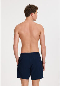SHIWI Heren zwemshort scott stretch 6" effen donker Blauw - M
