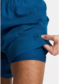 SHIWI Heren zwemshort scott stretch 6" effen - maat M Blauw