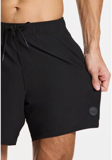 SHIWI Heren zwemshort scott stretch 6" effen Zwart - XL