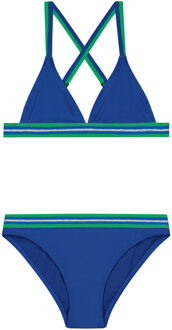 SHIWI Meisjes bikini triangel - Luna - Deep ocean blauw - Maat 158/164