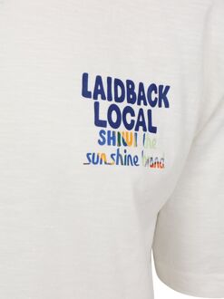 SHIWI T-Shirt Finn Laidback Local Wit - L,M,S,XL,XXL