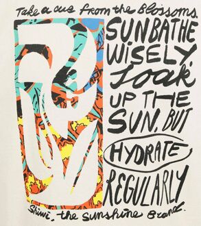 SHIWI T-Shirt Jay Flower Block Beige - L,M,S,XL