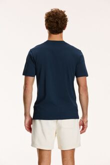 SHIWI T-Shirt Sardines Midnight Navy Blauw