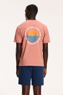 SHIWI T-shirt Sunset Faded Pink Roze - L,M,S,XL