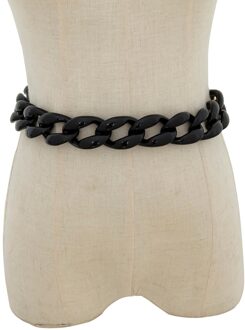 Shixin Punk Ccb Dikke Link Chain Taille Riem Vrouwen Goth Zwart/Wit Ketting Riem Vrouwelijke Voor Jurk Accessoires Kettingen lanyards Jeans