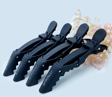SHKALLI Black Alligator Hair Clips ，Styling Hair Clips galaxy , Professional Hair Clips with Hair Styling and Sectioning