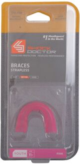Shock Doctor Gebitsbeschermer Voor Beugel Unisex Roze
