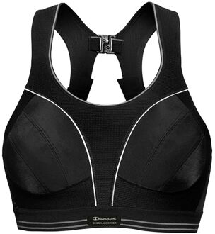 shockabsorber racerback ultimate run sportbh zwart dames - C80