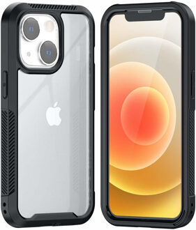 Shockproof case iPhone 13 clear Transparant