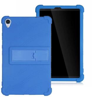 Shockproof Silicon Case Voor Lenovo Tab M8 TB-8505F TB-8505X 8.0 Inch Tablet Cover Voor Lenovo Tab M8 Funda Conque Case cover diep blauw