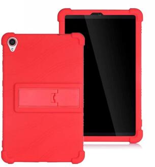 Shockproof Silicon Case Voor Lenovo Tab M8 TB-8505F TB-8505X 8.0 Inch Tablet Cover Voor Lenovo Tab M8 Funda Conque Case cover rood