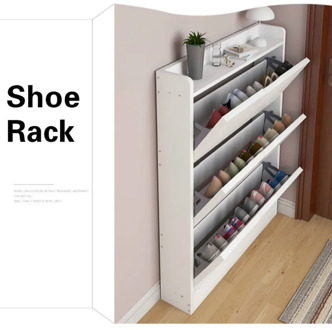 Shoe Cabinet Simple Wooden Shoe Rack Home Dormitory Shoe Shelf Dustproof Fashion Multifunction Shoes Racks Home Furniture