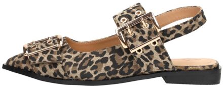 Shoecolate Slingbacks Cognac - 38