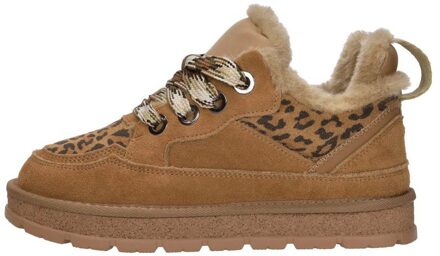 Shoecolate Veterschoenen Laag Cognac - 36