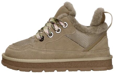 Shoecolate Veterschoenen Laag Taupe - 36