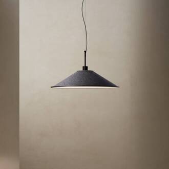 Shoemaker LED hanglamp rond, antraciet zwart, antraciet