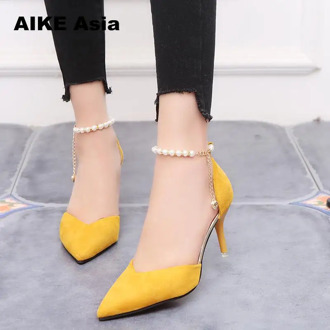 Shoes Female Fashion Sexy Hollow With Sandals Summer Korean Version Breathable Shoes Women Pumps High Heel Wedding