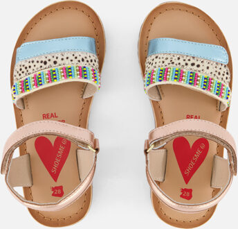 Shoesme Animal Sandalen roze Leer - 28,29,30,31,32,33,34