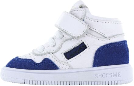 Shoesme Baby-Proof Sneakers Junior wit - blauw - 19