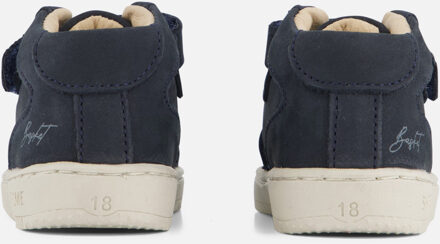 Shoesme Babyschoenen Veterboots blauw Leer - 18,19,20,21,22