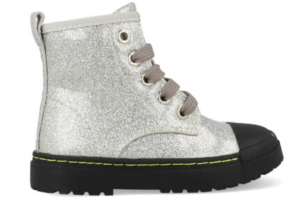 Shoesme Boots Biker SW21W011-B Zilver-22 maat 22 Wit