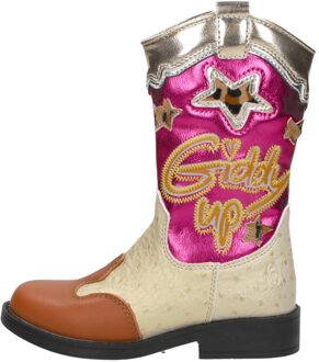 Shoesme Enkellaarsjes Goudkleur - 28