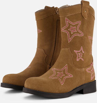 Shoesme Laarzen ster cognac Leer - 28,29,30,31,32,33,34,35