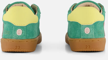 Shoesme Leren Lopen Sneakers groen Suéde - 19,20,21,22,23