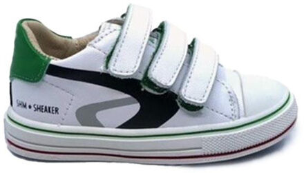 Shoesme Omero wit groen - 28