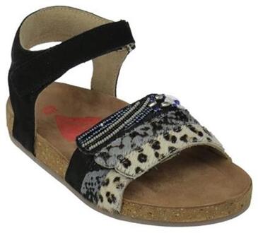 Shoesme Sandals zwart ponyhait - 30