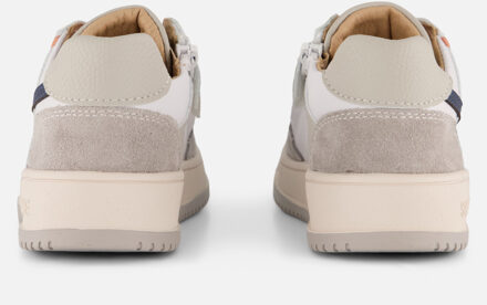 Shoesme Sneakers grijs Leer - 28,29,30,31,32,33,34,35