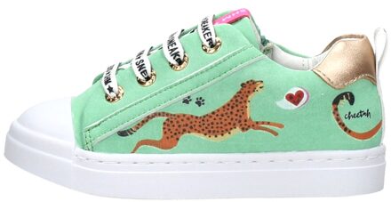 Shoesme Sneakers groen - Maat 22