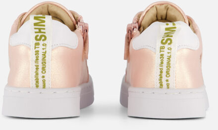 Shoesme Sneakers metallic roze Leer - 23,24,25,26,27