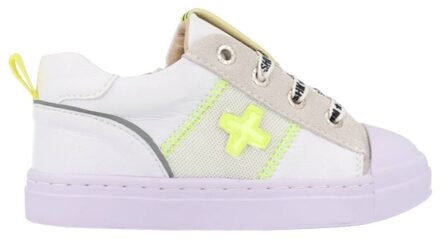 Shoesme Sneakers SH22S021-H Wit / Geel maat