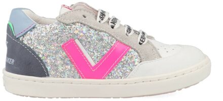 Shoesme Sneakers UR22S043-G Wit / Blauw maat