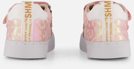 Shoesme Velcro Sneakers roze Leer - 23,24