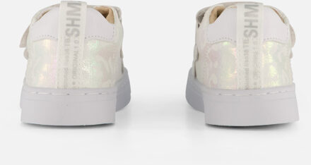 Shoesme Velcro Sneakers wit Leer - 24,25