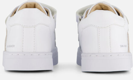 Shoesme Velcro Sneakers wit Leer - 27
